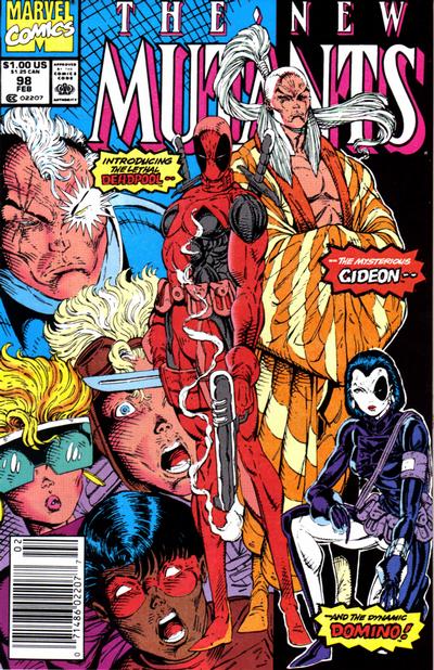 Cover for The New Mutants (Marvel, 1983 series) #98 [Newsstand]