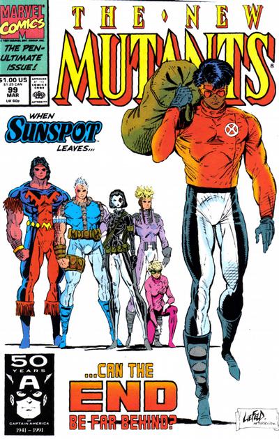 Cover for The New Mutants (Marvel, 1983 series) #99