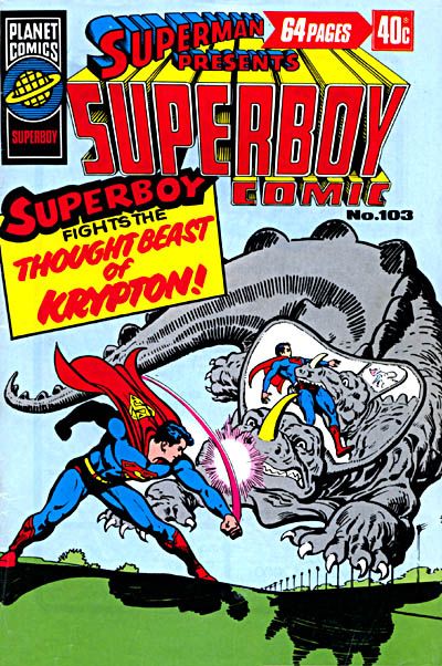 Cover for Superman Presents Superboy Comic (K. G. Murray, 1976 ? series) #103