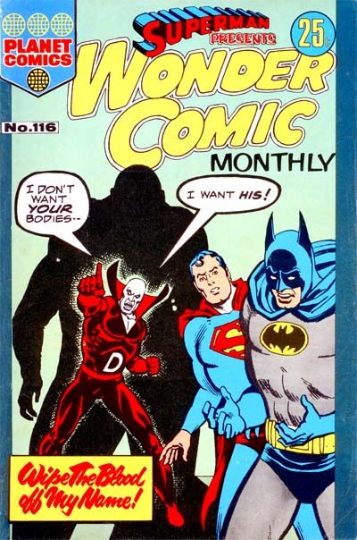 Cover for Superman Presents Wonder Comic Monthly (K. G. Murray, 1965 ? series) #116