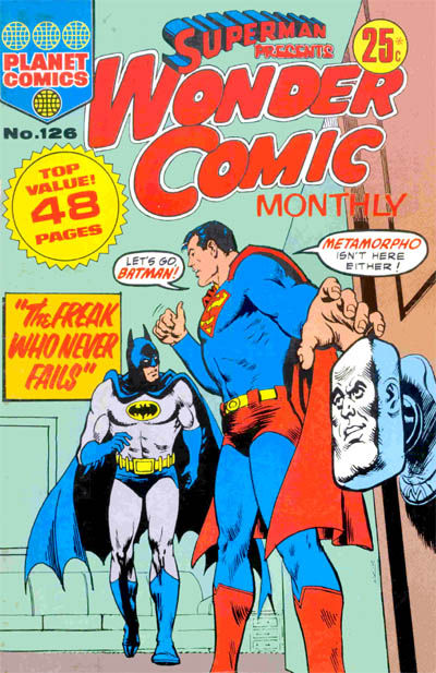 Cover for Superman Presents Wonder Comic Monthly (K. G. Murray, 1965 ? series) #126