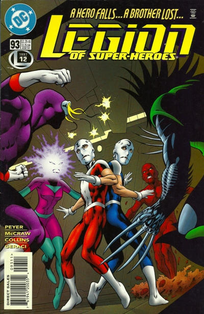 Cover for Legion of Super-Heroes (DC, 1989 series) #93