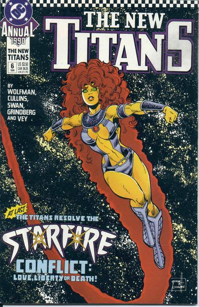Cover for The New Titans Annual (DC, 1989 series) #6