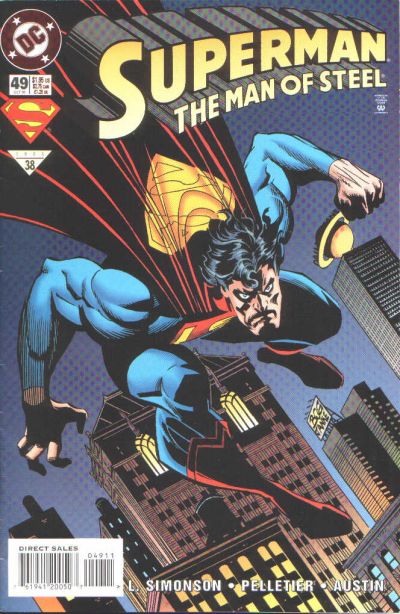 Cover for Superman: The Man of Steel (DC, 1991 series) #49 [Direct Sales]