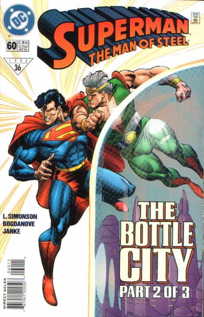 Cover for Superman: The Man of Steel (DC, 1991 series) #60 [Direct Sales]