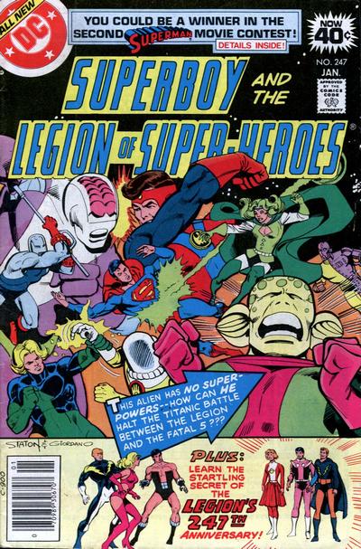 Cover for Superboy & the Legion of Super-Heroes (DC, 1977 series) #247