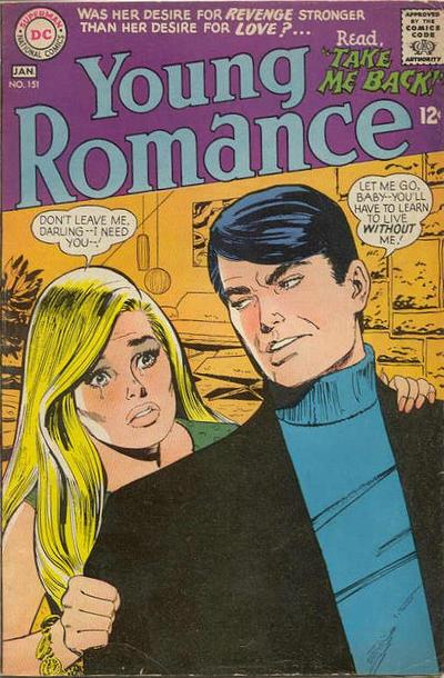 Cover for Young Romance (DC, 1963 series) #151