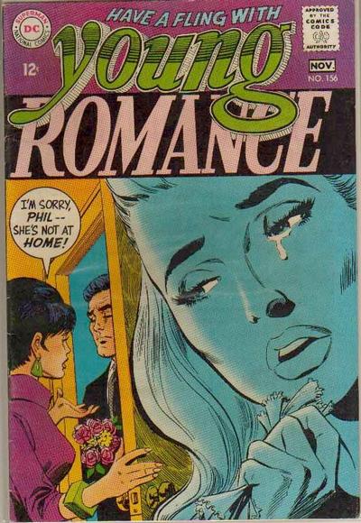 Cover for Young Romance (DC, 1963 series) #156