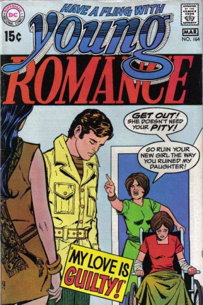 Cover for Young Romance (DC, 1963 series) #164
