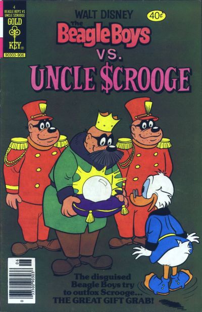 Cover for Walt Disney the Beagle Boys versus Uncle Scrooge (Western, 1979 series) #4 [Gold Key]