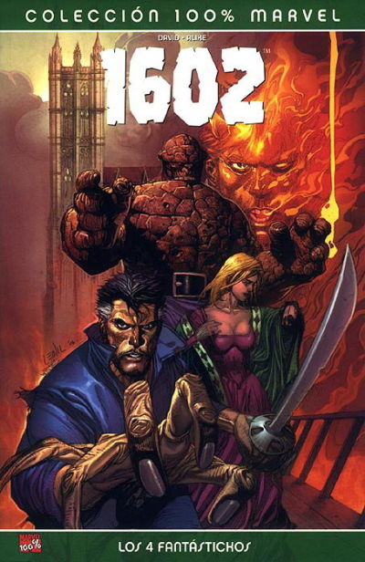 Cover for 100% Marvel: 1602: Los 4 Fantástickos (Panini España, 2007 series) 
