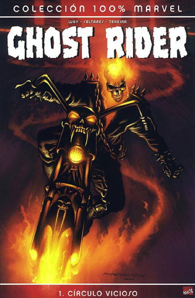 Cover for 100% Marvel: Ghost Rider (Panini España, 2007 series) #1