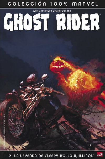 Cover for 100% Marvel: Ghost Rider (Panini España, 2007 series) #2