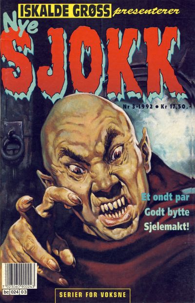 Cover for Nye sjokk (Semic, 1992 series) #3/1992
