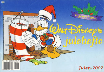 Cover for Walt Disney's julehefte (Hjemmet / Egmont, 2002 series) #2002