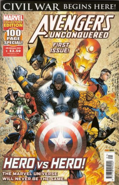 Cover for Avengers Unconquered (Panini UK, 2009 series) #1