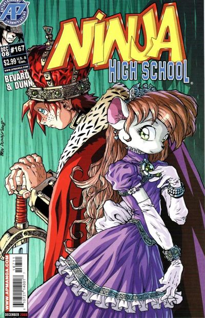 Cover for Ninja High School (Antarctic Press, 1994 series) #167