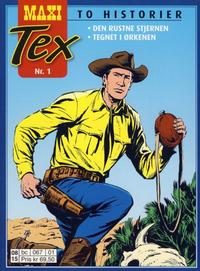 Cover Thumbnail for Maxi Tex (Hjemmet / Egmont, 2008 series) #1 - Den rustne stjernen; Tegnet i ørkenen