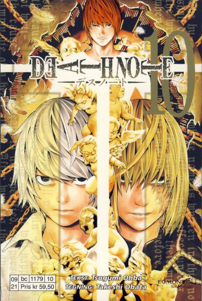Cover for Death Note (Hjemmet / Egmont, 2008 series) #10