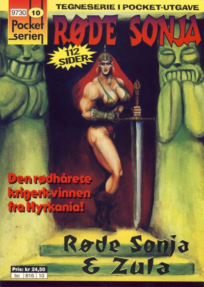 Cover for Pocketserien (Bladkompaniet / Schibsted, 1995 series) #10 - Røde Sonja