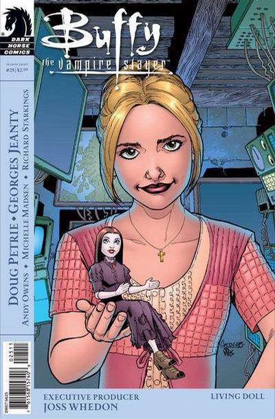 Cover for Buffy the Vampire Slayer Season Eight (Dark Horse, 2007 series) #25 [Alternate Cover - Georges Jeanty, Dexter Vines, & Michelle Madsen]