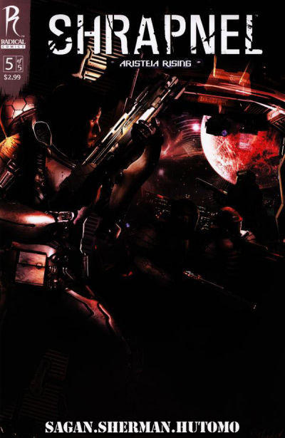 Cover for Shrapnel (Radical Comics, 2009 series) #5 [Cover B]
