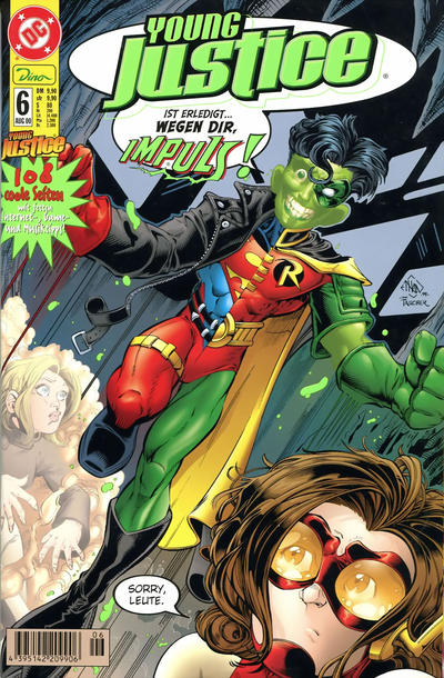 Cover for Young Justice (Dino Verlag, 2000 series) #6