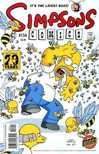 Cover for Simpsons Comics (Bongo, 1993 series) #154