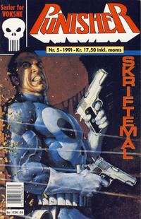 Cover Thumbnail for Punisher; Punisher War Zone (Bladkompaniet / Schibsted, 1991 series) #5/1991