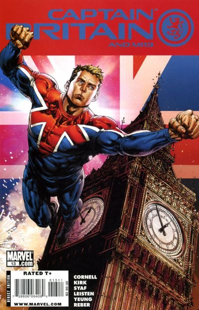 Cover for Captain Britain and MI: 13 (Marvel, 2008 series) #13