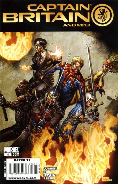 Cover for Captain Britain and MI: 13 (Marvel, 2008 series) #15