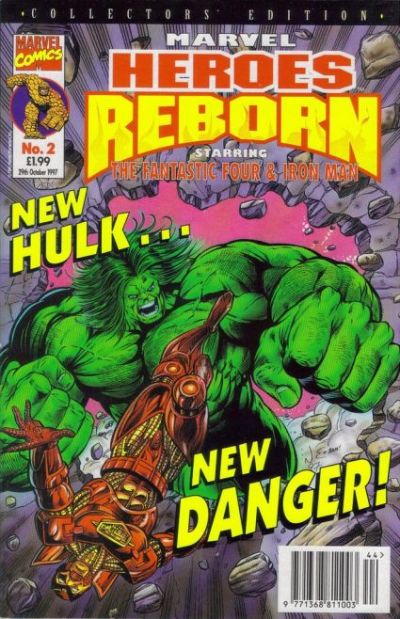 Cover for Marvel Heroes Reborn (Panini UK, 1997 series) #2