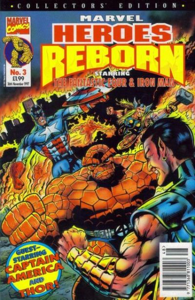 Cover for Marvel Heroes Reborn (Panini UK, 1997 series) #3