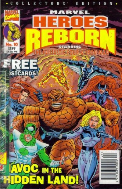 Cover for Marvel Heroes Reborn (Panini UK, 1997 series) #10