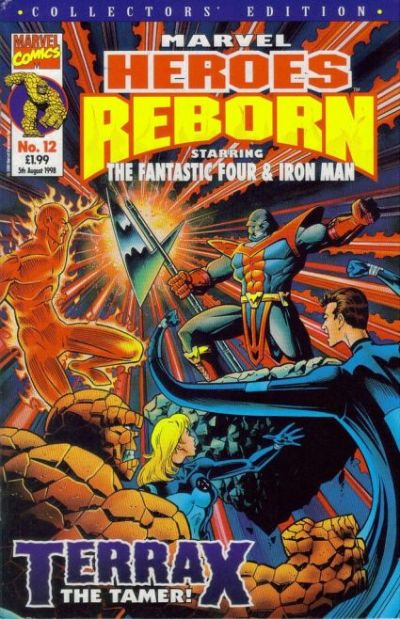 Cover for Marvel Heroes Reborn (Panini UK, 1997 series) #12
