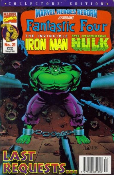 Cover for Marvel Heroes Reborn (Panini UK, 1997 series) #21