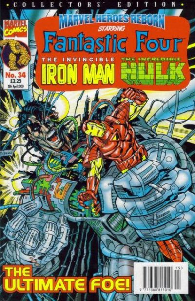 Cover for Marvel Heroes Reborn (Panini UK, 1997 series) #34
