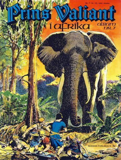 Cover for Prins Valiant (Nordisk Forlag, 1974 series) #7 - Prins Valiant i Afrika