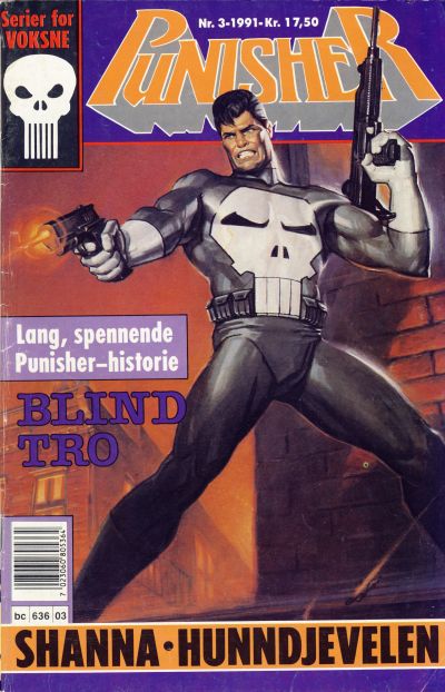 Cover for Punisher; Punisher War Zone (Bladkompaniet / Schibsted, 1991 series) #3/1991