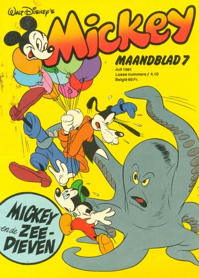 Cover for Mickey Maandblad (Oberon, 1976 series) #7/1981