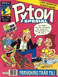 Cover for Pyton Spesial [Spesial Pyton] (Bladkompaniet / Schibsted, 1990 series) #1/1991