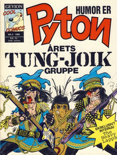 Cover for Pyton (Gevion, 1986 series) #3/1986