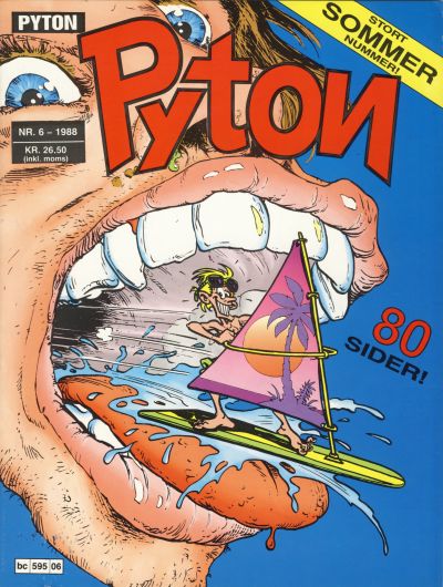 Cover for Pyton (Bladkompaniet / Schibsted, 1988 series) #6/1988
