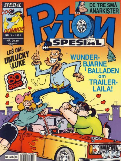 Cover for Pyton Spesial [Spesial Pyton] (Bladkompaniet / Schibsted, 1990 series) #3/1991