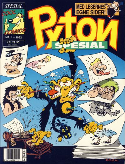 Cover for Pyton Spesial [Spesial Pyton] (Bladkompaniet / Schibsted, 1990 series) #1/1992