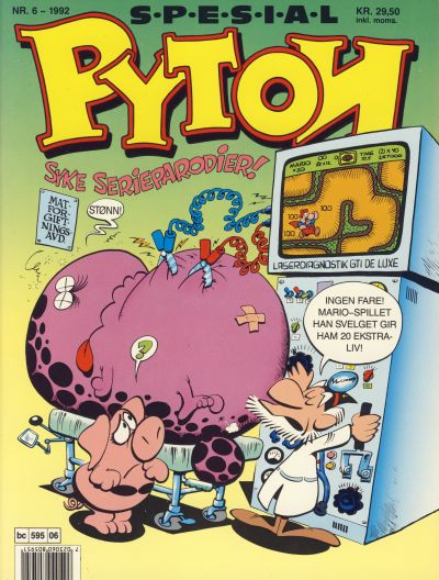 Cover for Pyton Spesial [Spesial Pyton] (Bladkompaniet / Schibsted, 1990 series) #6/1992