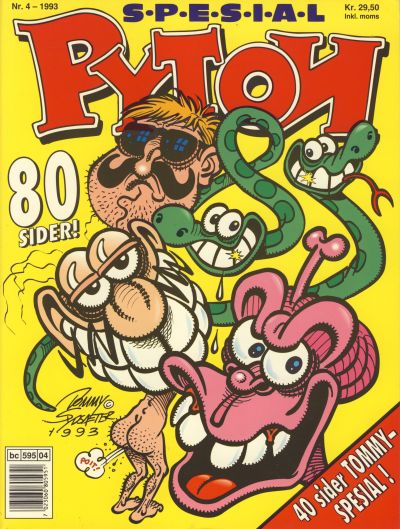 Cover for Pyton Spesial [Spesial Pyton] (Bladkompaniet / Schibsted, 1990 series) #4/1993