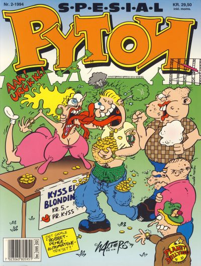 Cover for Pyton Spesial [Spesial Pyton] (Bladkompaniet / Schibsted, 1990 series) #2/1994 / 99b