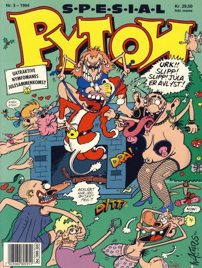 Cover for Pyton Spesial [Spesial Pyton] (Bladkompaniet / Schibsted, 1990 series) #3/1994 / 104 B