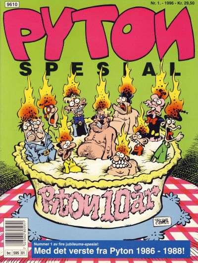 Cover for Pyton Spesial [Spesial Pyton] (Bladkompaniet / Schibsted, 1990 series) #1/1996